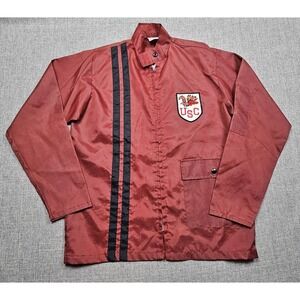 VINTAGE South Carolina Gamecocks Coach Jacket Mens Small Red NCAA Ebert USC